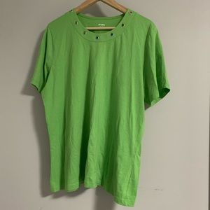 (2/$20) Alia XL Green T-Shirt